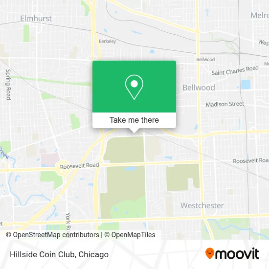 Hillside Coin Club map