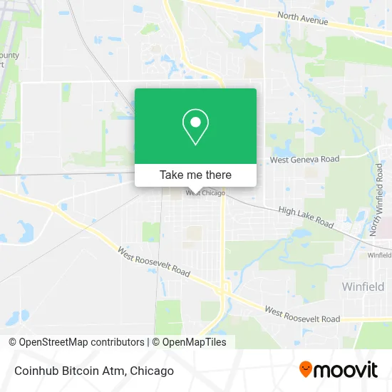 Coinhub Bitcoin Atm map