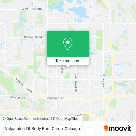 Valparaiso Fit Body Boot Camp map