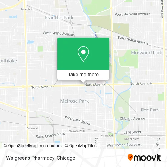 Walgreens Pharmacy map