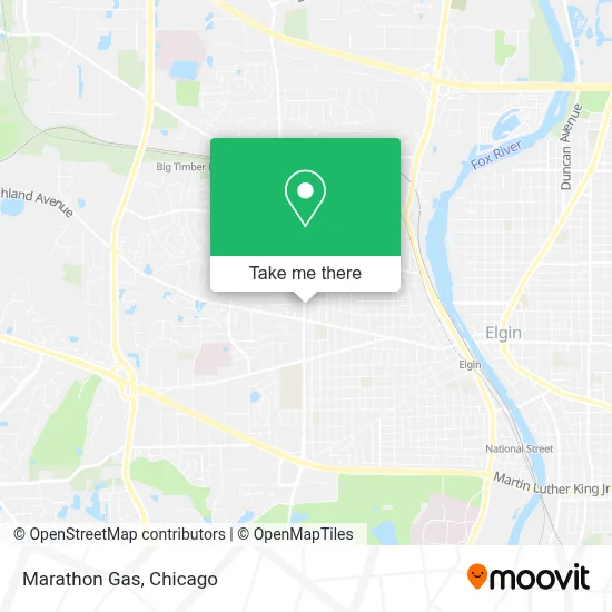 Marathon Gas map