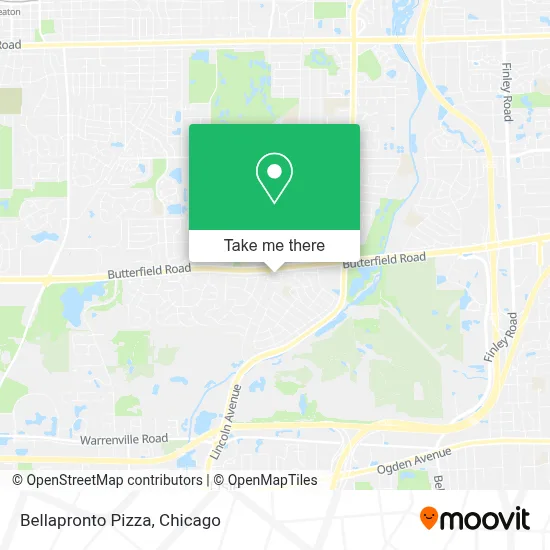 Bellapronto Pizza map