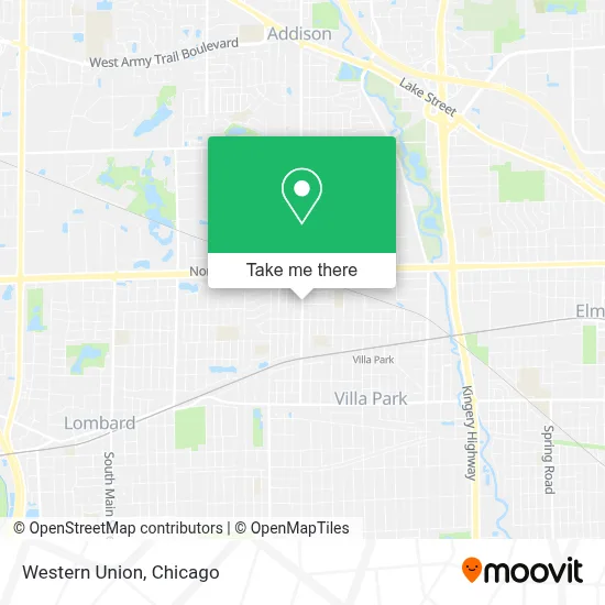 Western Union map