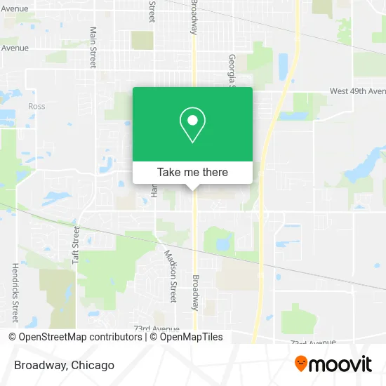 Broadway map