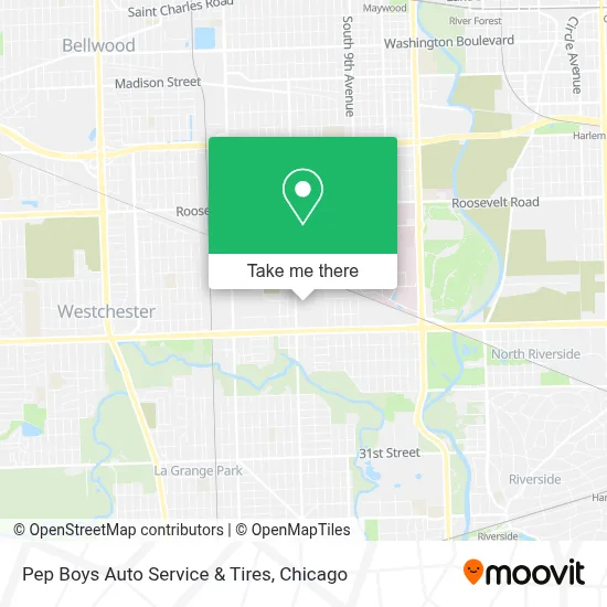 Pep Boys Auto Service & Tires map