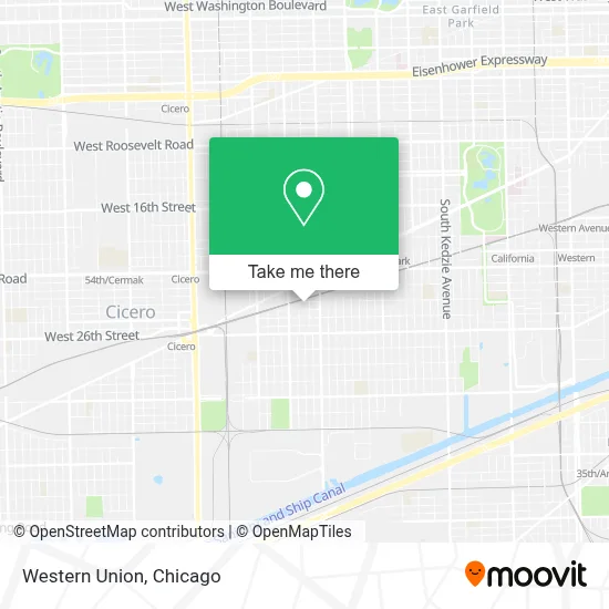 Western Union map