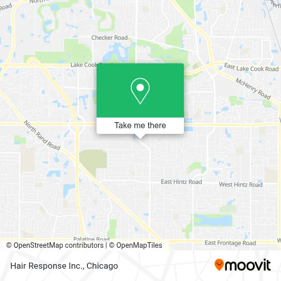 Hair Response Inc. map
