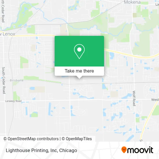 Lighthouse Printing, Inc map