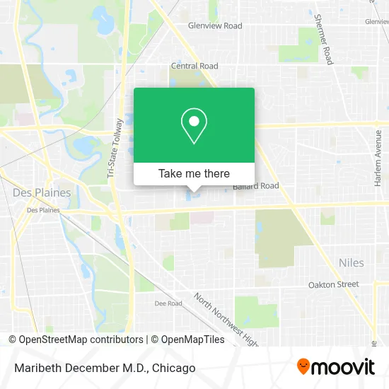 Maribeth December M.D. map