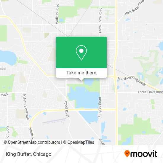 King Buffet map