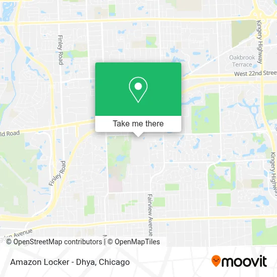 Amazon Locker - Dhya map