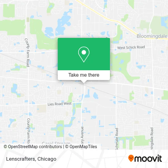 Lenscrafters map