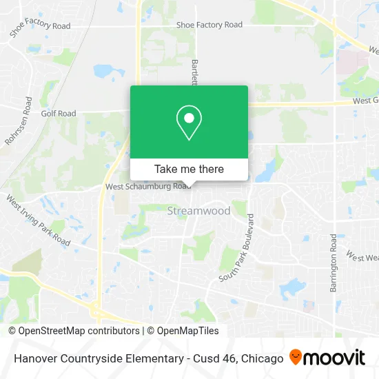 Hanover Countryside Elementary - Cusd 46 map