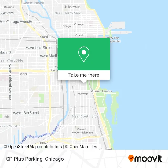 SP Plus Parking map