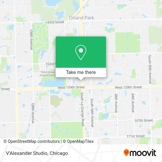 V'Alexander Studio map