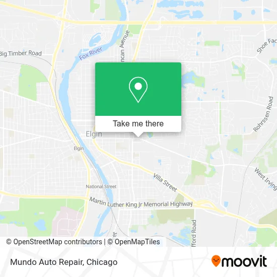 Mundo Auto Repair map