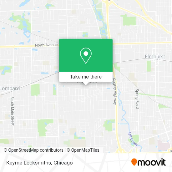 Keyme Locksmiths map