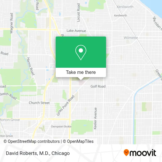 David Roberts, M.D. map