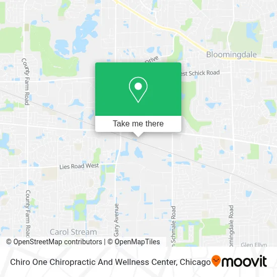 Chiro One Chiropractic And Wellness Center map