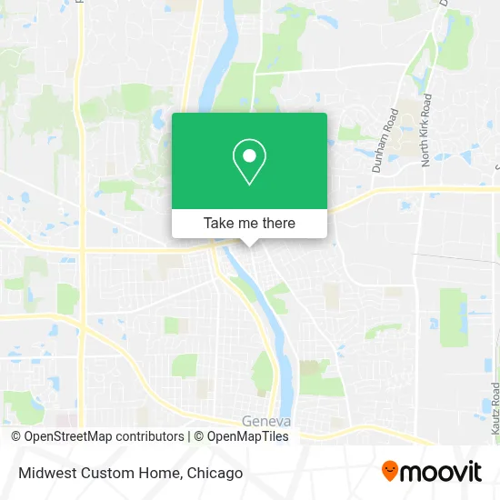 Midwest Custom Home map