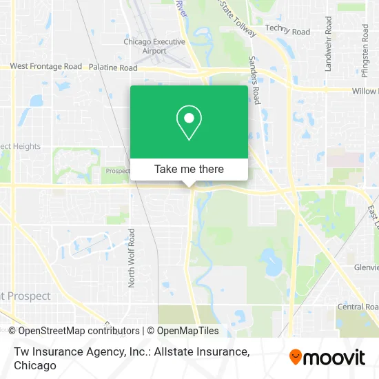 Tw Insurance Agency, Inc.: Allstate Insurance map
