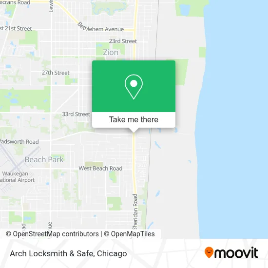 Arch Locksmith & Safe map