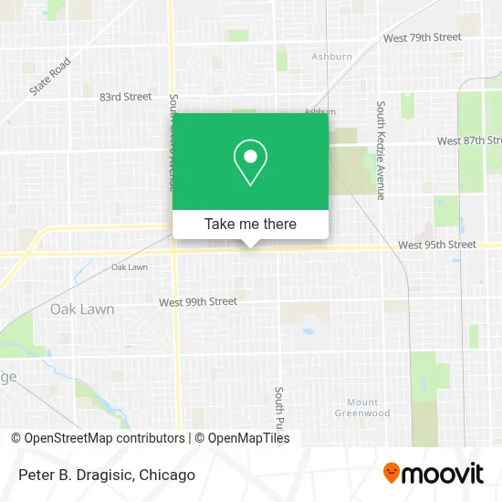 Peter B. Dragisic map