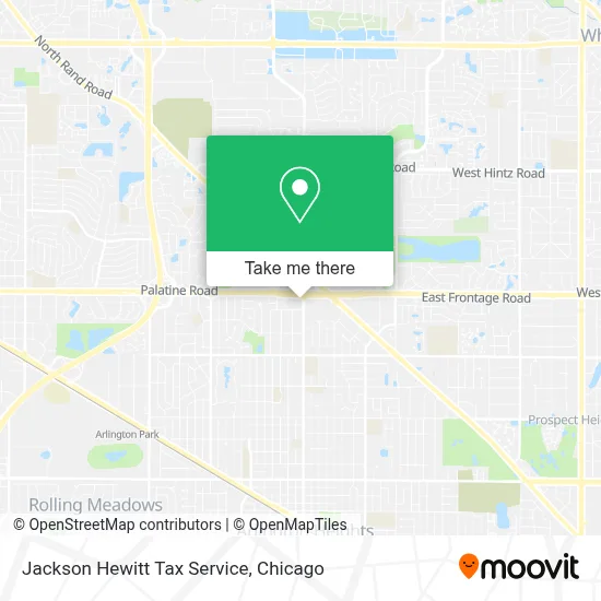 Jackson Hewitt Tax Service map