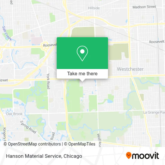Hanson Material Service map