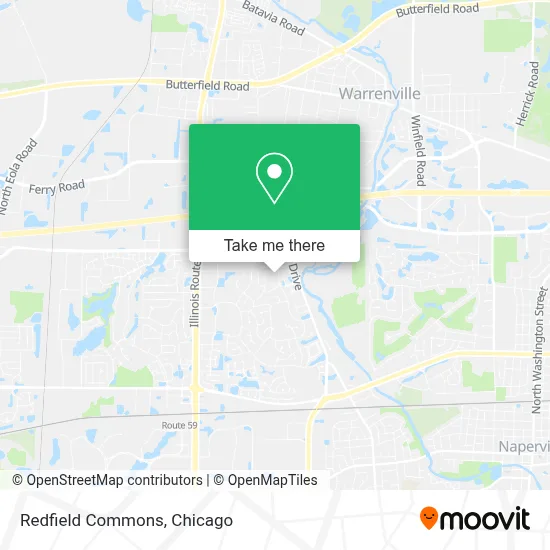 Redfield Commons map