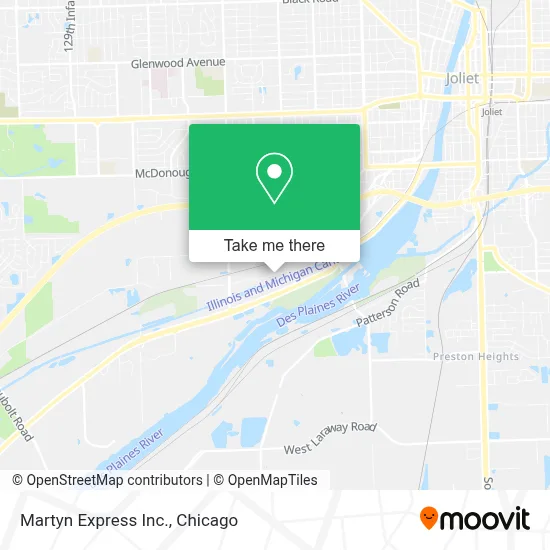 Martyn Express Inc. map