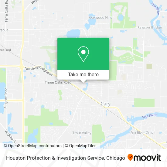 Houston Protection & Investigation Service map