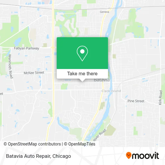 Batavia Auto Repair map