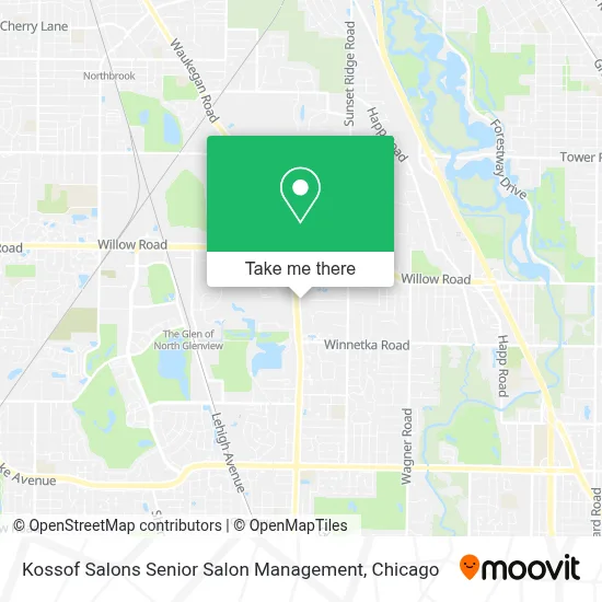 Kossof Salons Senior Salon Management map
