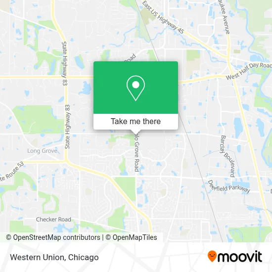 Western Union map