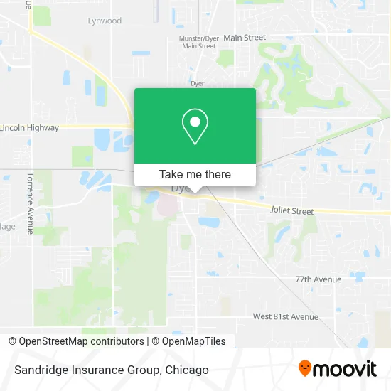 Sandridge Insurance Group map