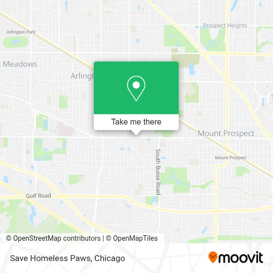 Save Homeless Paws map