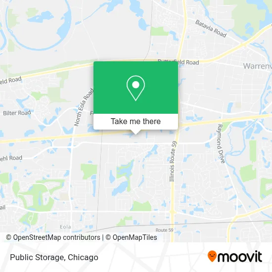 Public Storage map