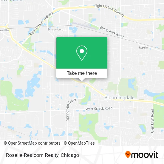 Roselle-Realcom Realty map