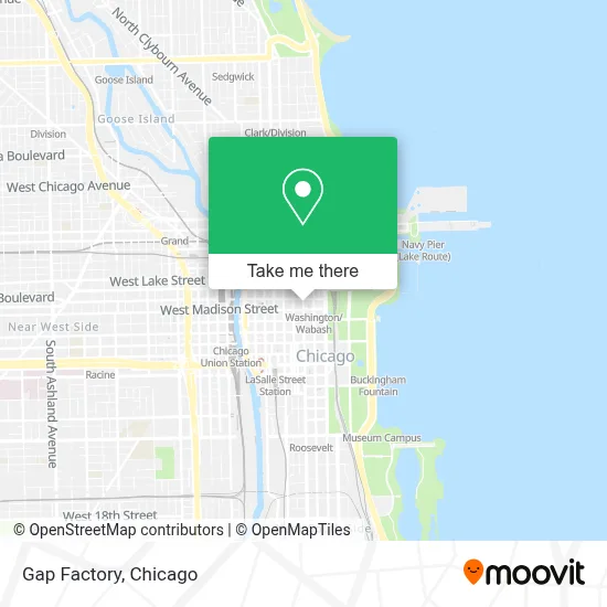 Gap Factory map