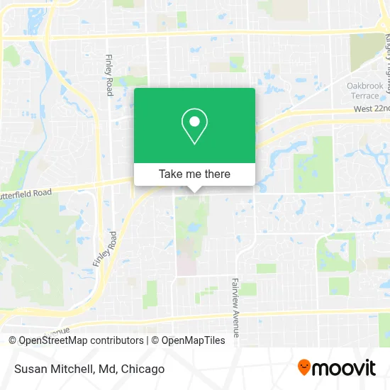 Susan Mitchell, Md map