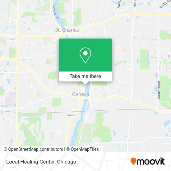 Local Healing Center map