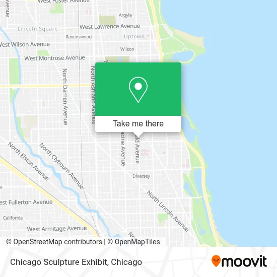 Chicago Sculpture Exhibit map