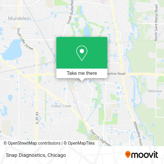 Snap Diagnostics map