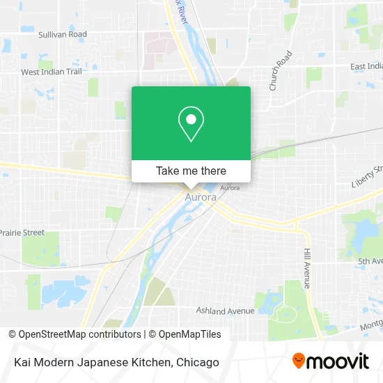 Kai Modern Japanese Kitchen map