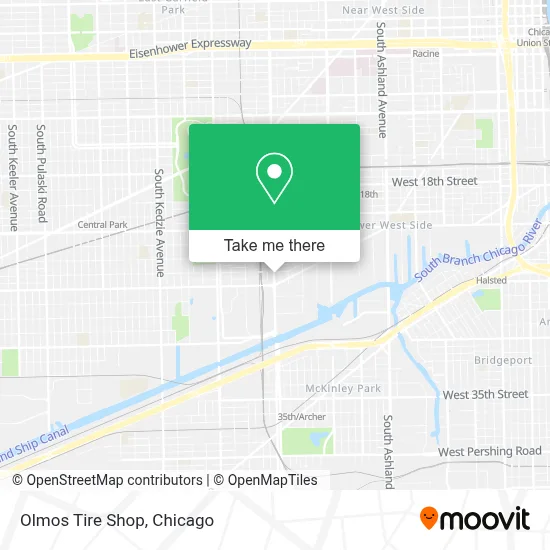 Olmos Tire Shop map