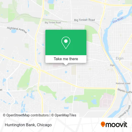Huntington Bank map