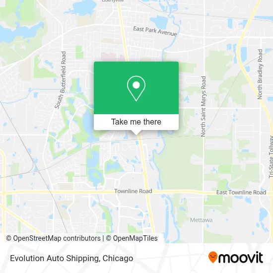 Evolution Auto Shipping map