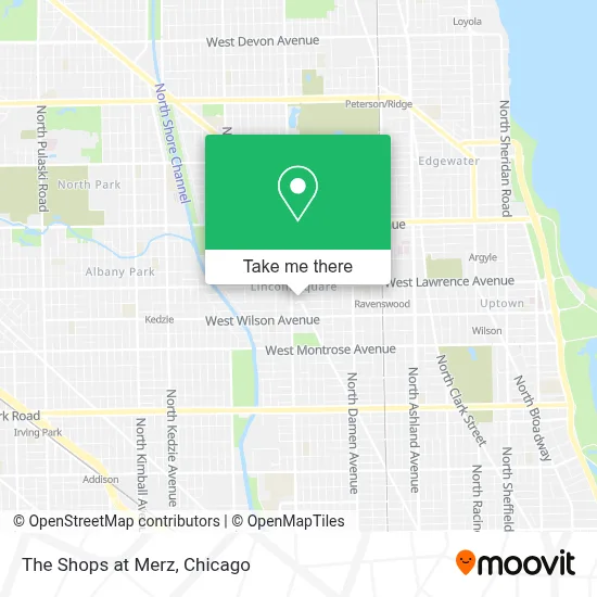 The Shops at Merz map