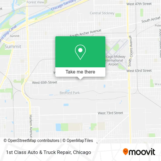 1st Class Auto & Truck Repair map